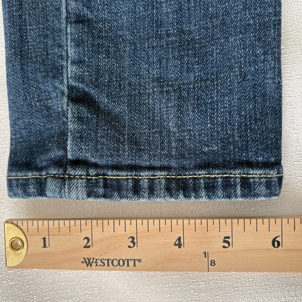 Lee‎ 101+ Heritage Jeans Hair-on-Hide Leather Patch  Blue Tonal Stitch size 29 - Picture 16 of 16